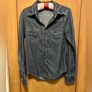 Earl Jeans denim button down shirt